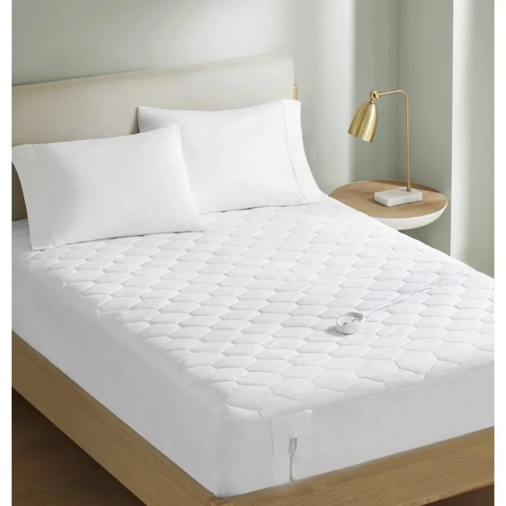 Brand New Serta Cotton Rich Heated Mattress Pad, King size